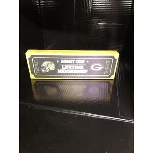 Canvas Ticket Green Bay Packers